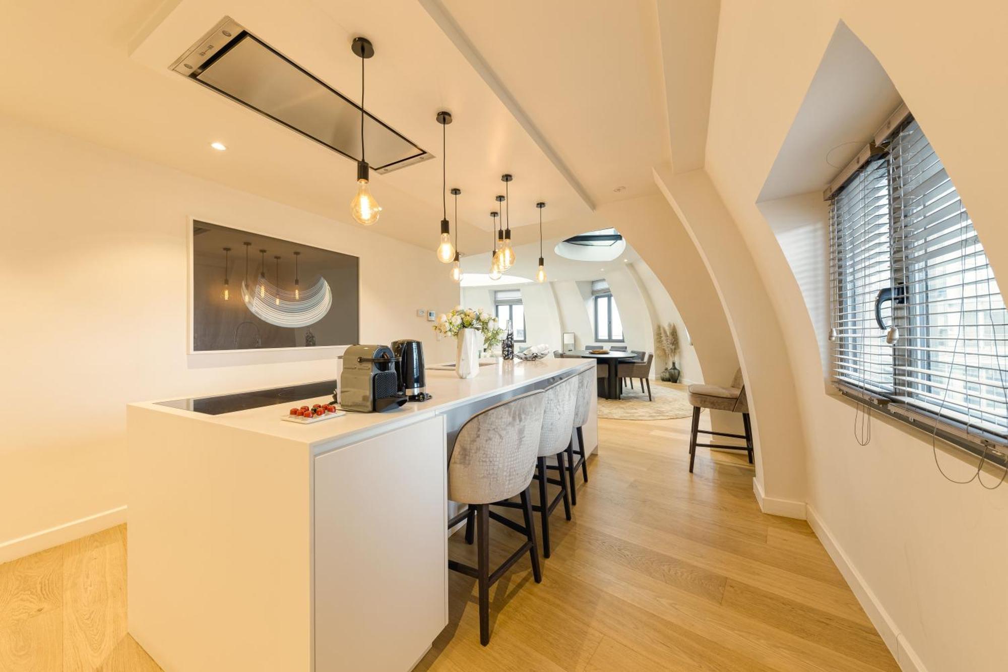 Triplex Penthouse In The City Center 布鲁塞尔 外观 照片